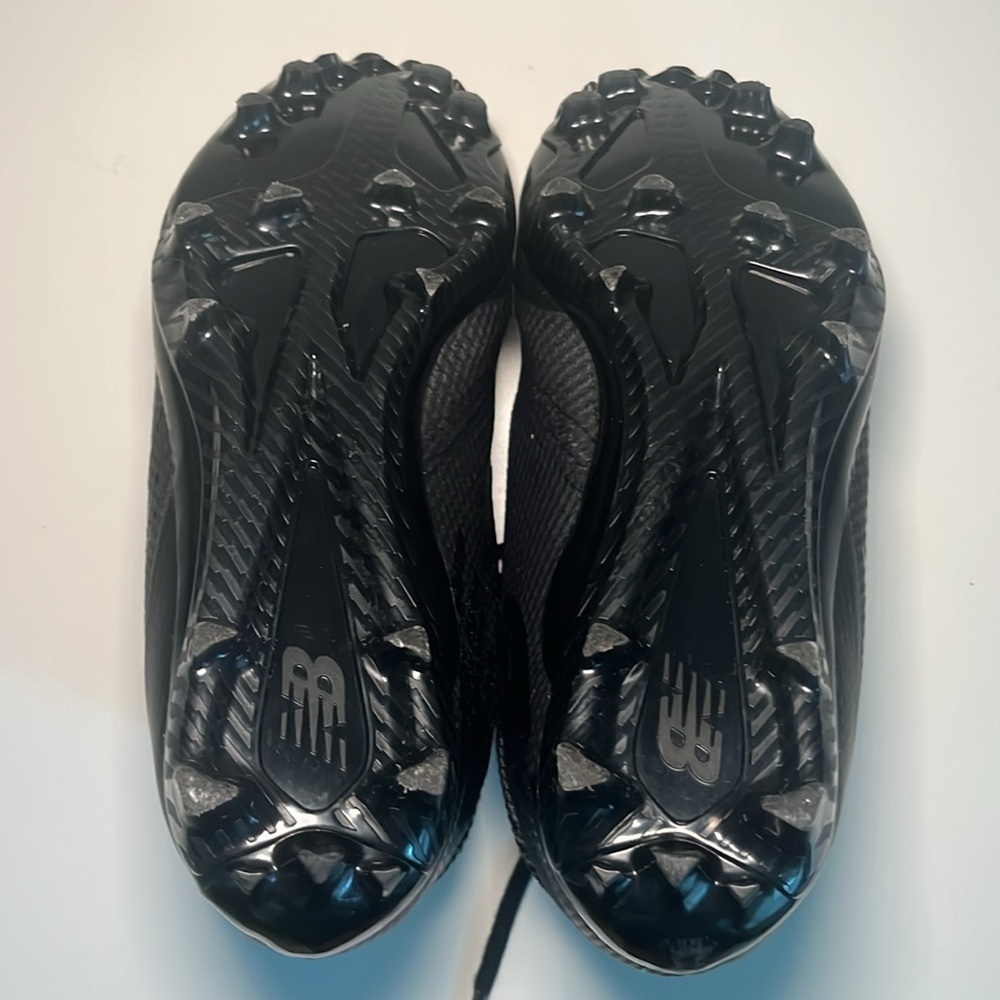 New Balance Burn X Fantom Fit Black Lacrosse Shoes Size 6 - Picture 4 of 6